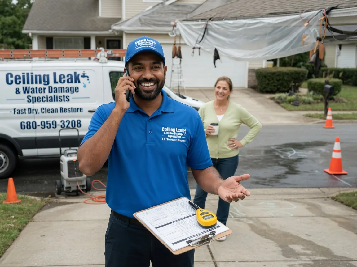 Ceiling Leak Cleanup Coulee Dam, WA FAQs